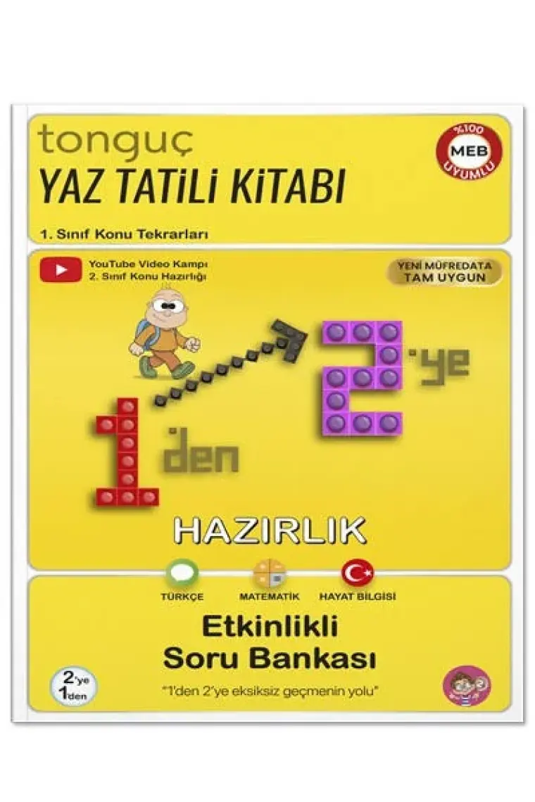Tonguç Akademi 1'den 2'ye Tüm Dersler Yaz tatili kitabı 2026