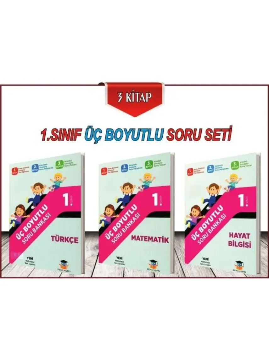 Zeka Küpü  1. Sınıf Üç Boyutlu Soru Bankası