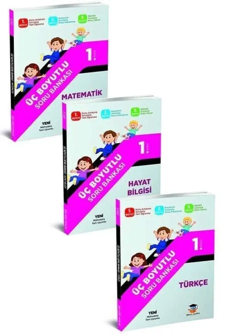Zeka Küpü  1. Sınıf Üç Boyutlu Soru Bankası