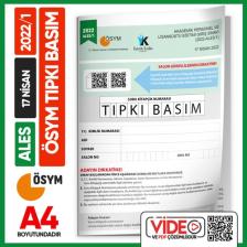 İnformal Yayınları ALES 2022/1 ÖSYM Tıpkı Basım Çıkmış Soru Deneme Kitapçığı Video/PDF Çözümlü Türkiye Geneli