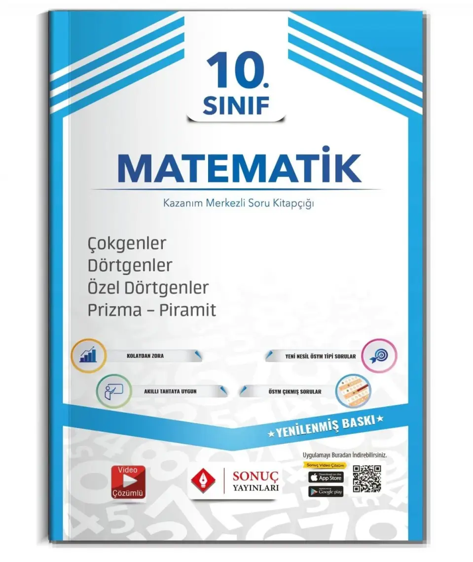 Sonuç Yayınları 10.sınıf Çokgenler Dörtgenler Özel Dörtgenler Pir