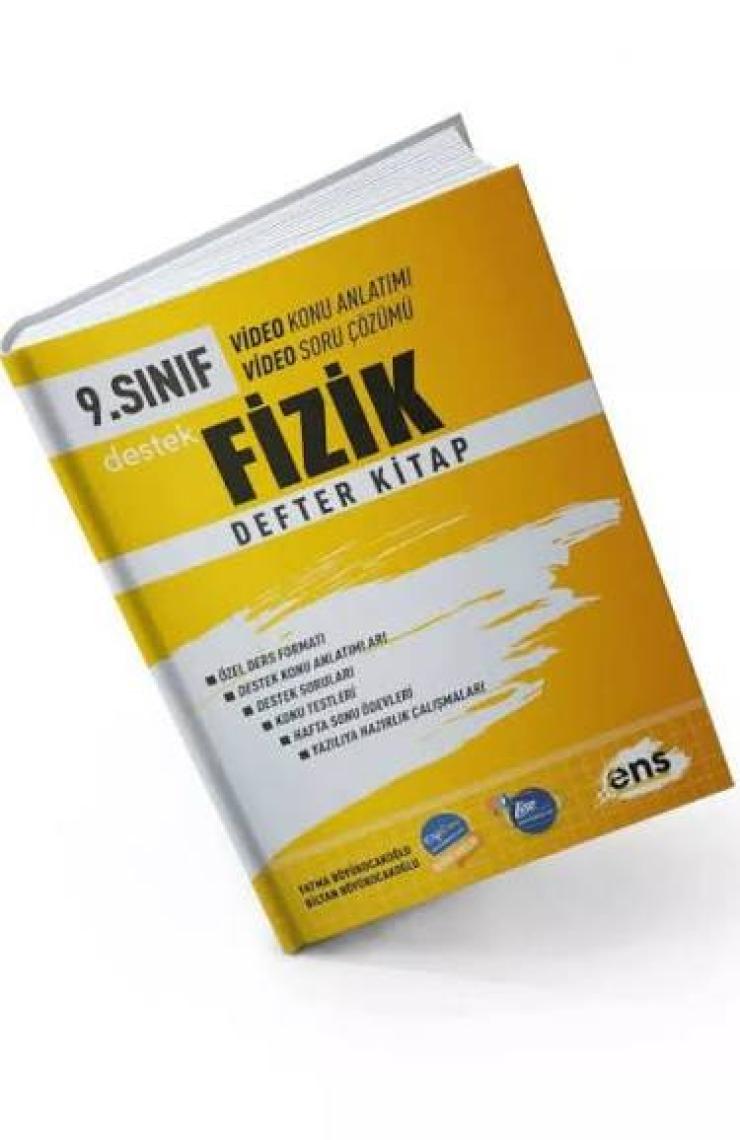 ENS Yayıncılık 9. Sınıf Fizik Defter Kitap 2023