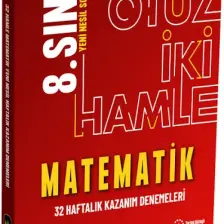Startfen Yayınları 8. Sınıf Matematik 32 Hamle Haftalık Kazanım Denemeleri