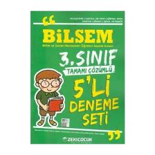 Örnek Akademi Yayınları Zeki Çocuk 3. Sınıf Bilsem 5’li Deneme Seti