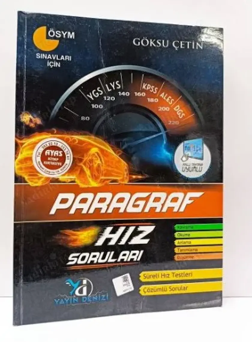 Yayın Denizi Yayınları Paragraf Hız Soruları - YGS,LYS ,ALES,DGS,KPSS