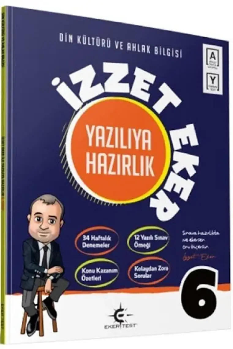 Eker Test Yayınları 6. Sınıf İzzet Eker ile Yazılıya Hazırlık