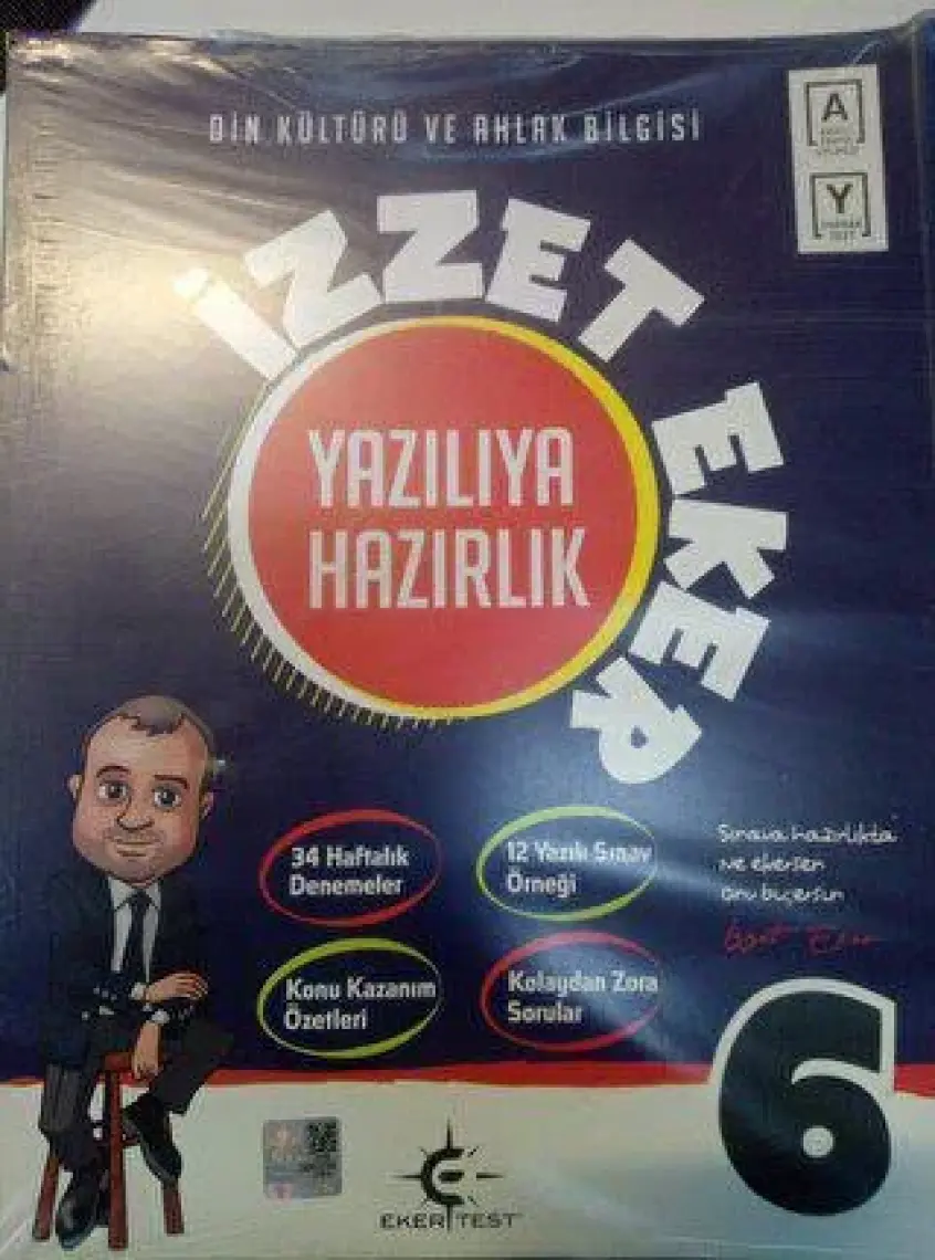 Eker Test Yayınları 6. Sınıf İzzet Eker ile Yazılıya Hazırlık