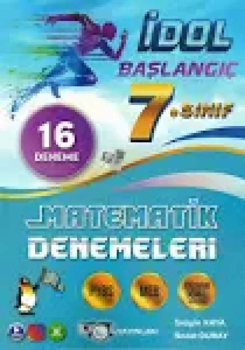 İdol Yayınları 7.Sınıf Matematik Başlangıç Denemesi (16 Sarmal Deneme)