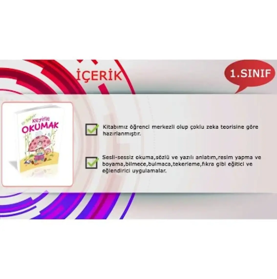 Kırmızı Beyaz Yayınlar Bir Başkadır Keyifle Okumak 1.Sınıf