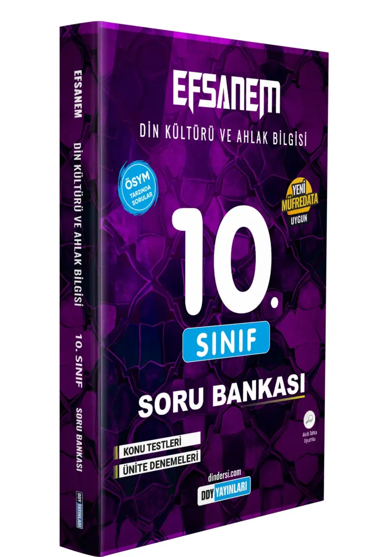 Ddy Yayınları Ddy 10. Sınıf Din Kültürü ve Ahlak Bilgisi Efsane Konu Anlatımlı Soru Bankası