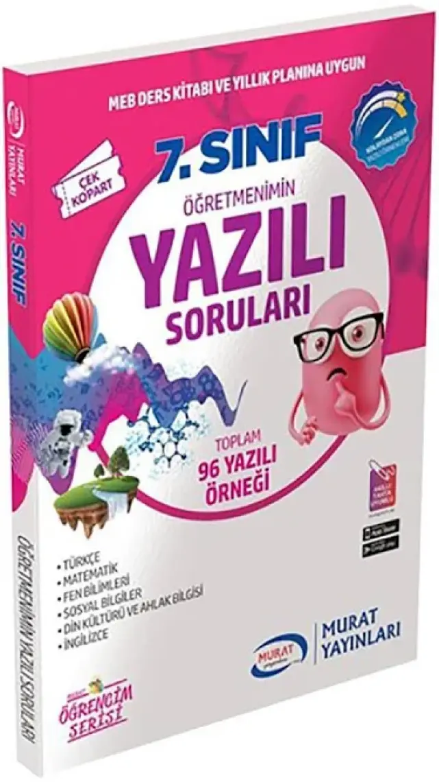Murat Yayınları 7.Sınıf Öğretmenimin Yazılı Soruları