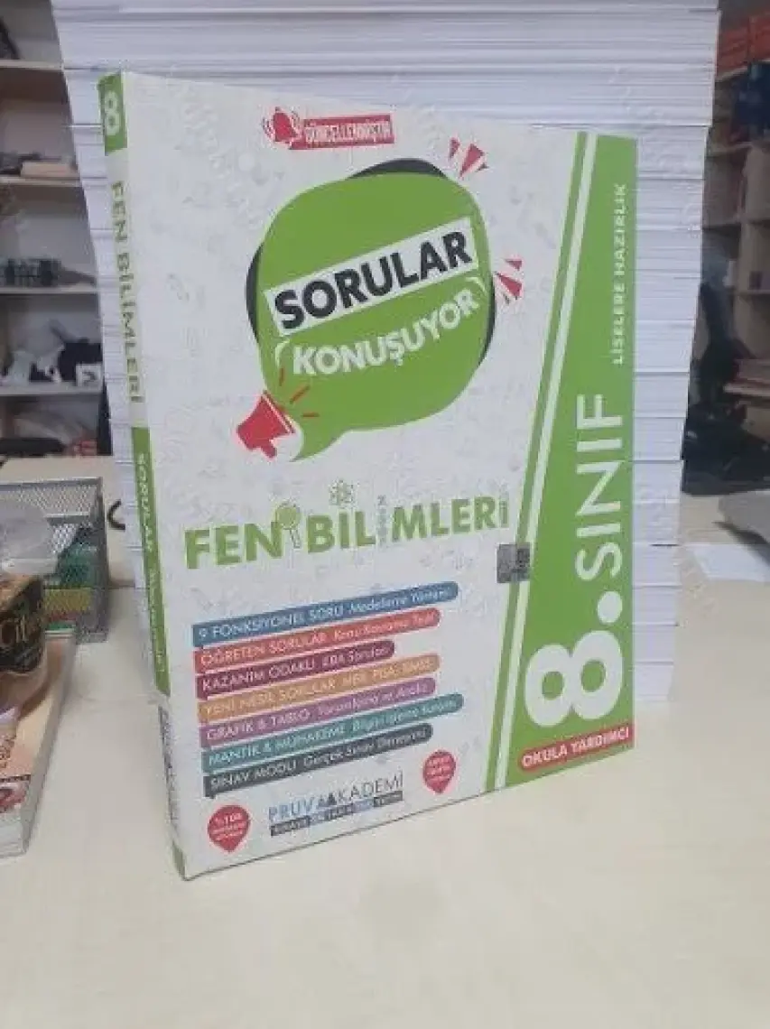 Pruva Akademi 8. Sınıf Fen Bilimleri Soru Bankası