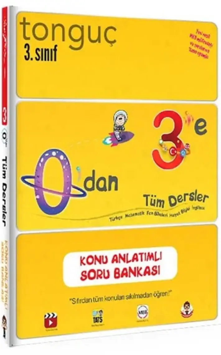 Tonguç Akademi 3. Sınıf 0 Dan 3 E Konu Anlatımlı Soru Bankası