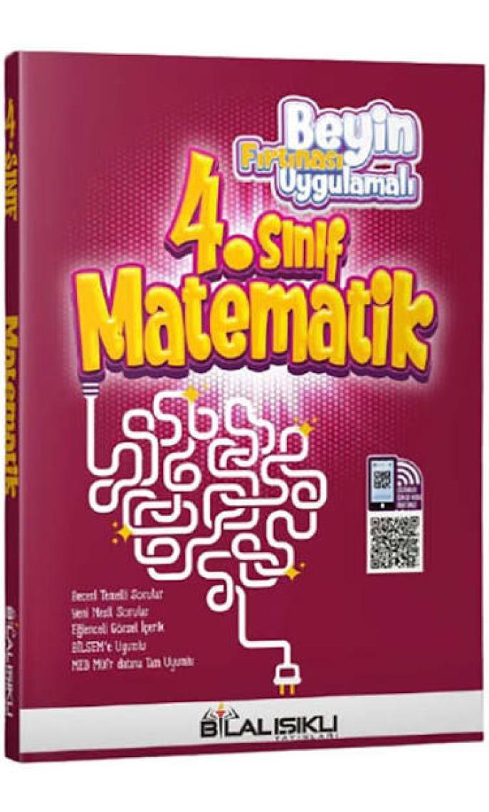 Bilal Işıklı Yayınları 4. Sınıf Matematik Beyin Fırtınası Uygulamalı