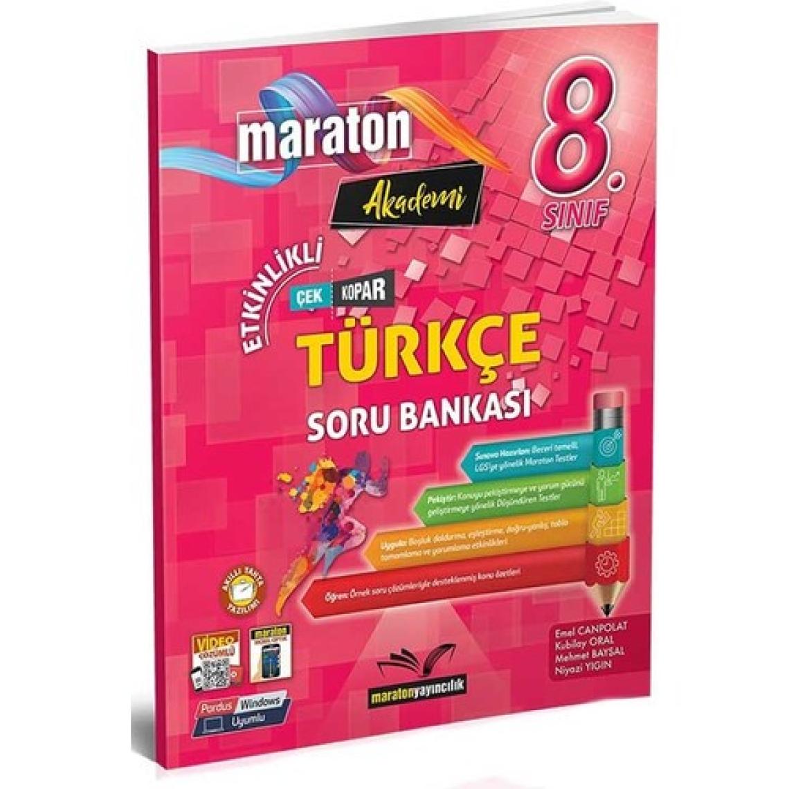 Maraton 8. Sınıf Türkçe Konu Özetli Soru Bankası
