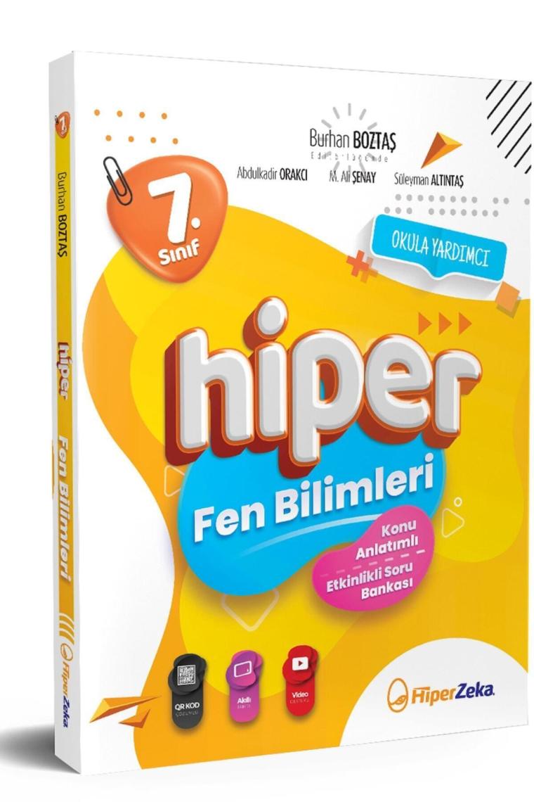 Hiper Zeka Yayınları 7. Sınıf Fen Bilimleri Konu Anlatımlı Soru Bankası.