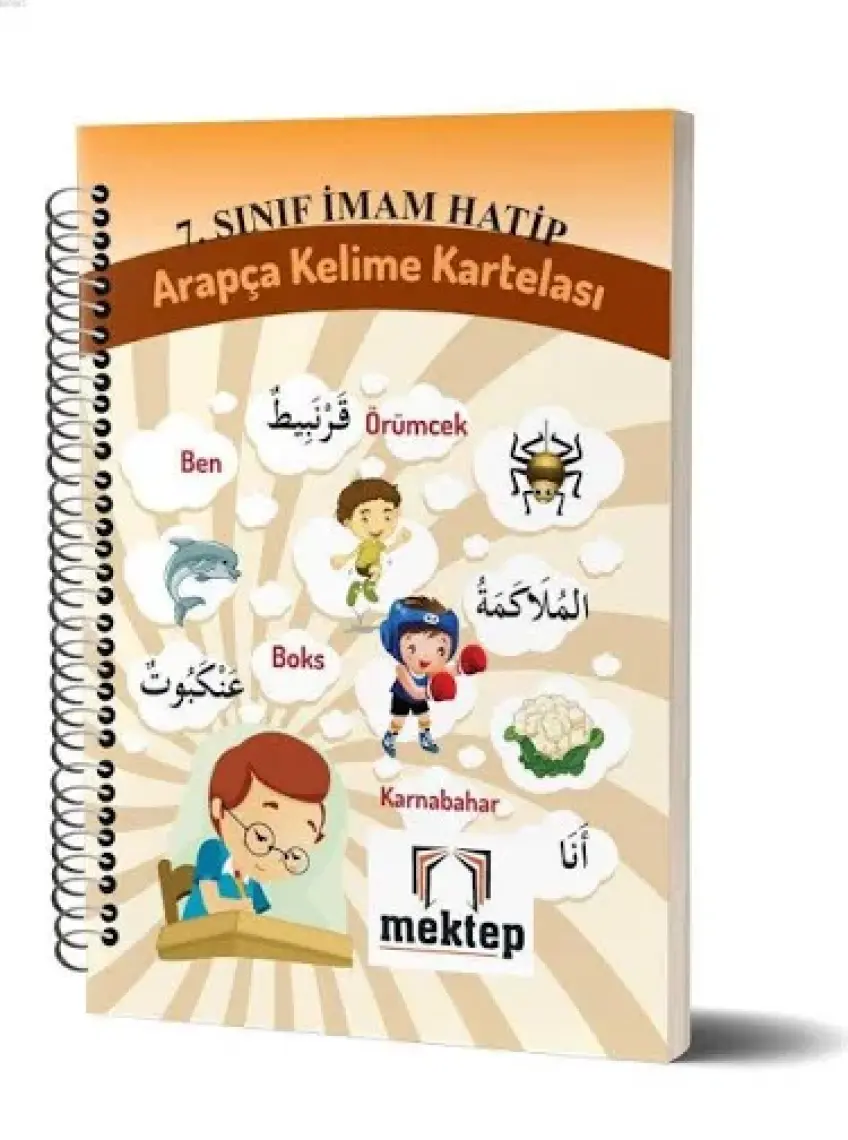 Mektep 7. Sınıf İmam Hatip Arapça Kelime Kartelası