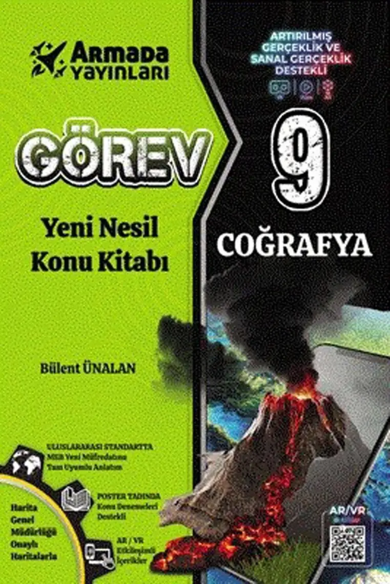 Armada Yayınları 9. Sınıf Coğrafya Görev Konu Kitabı Armada Yayınları