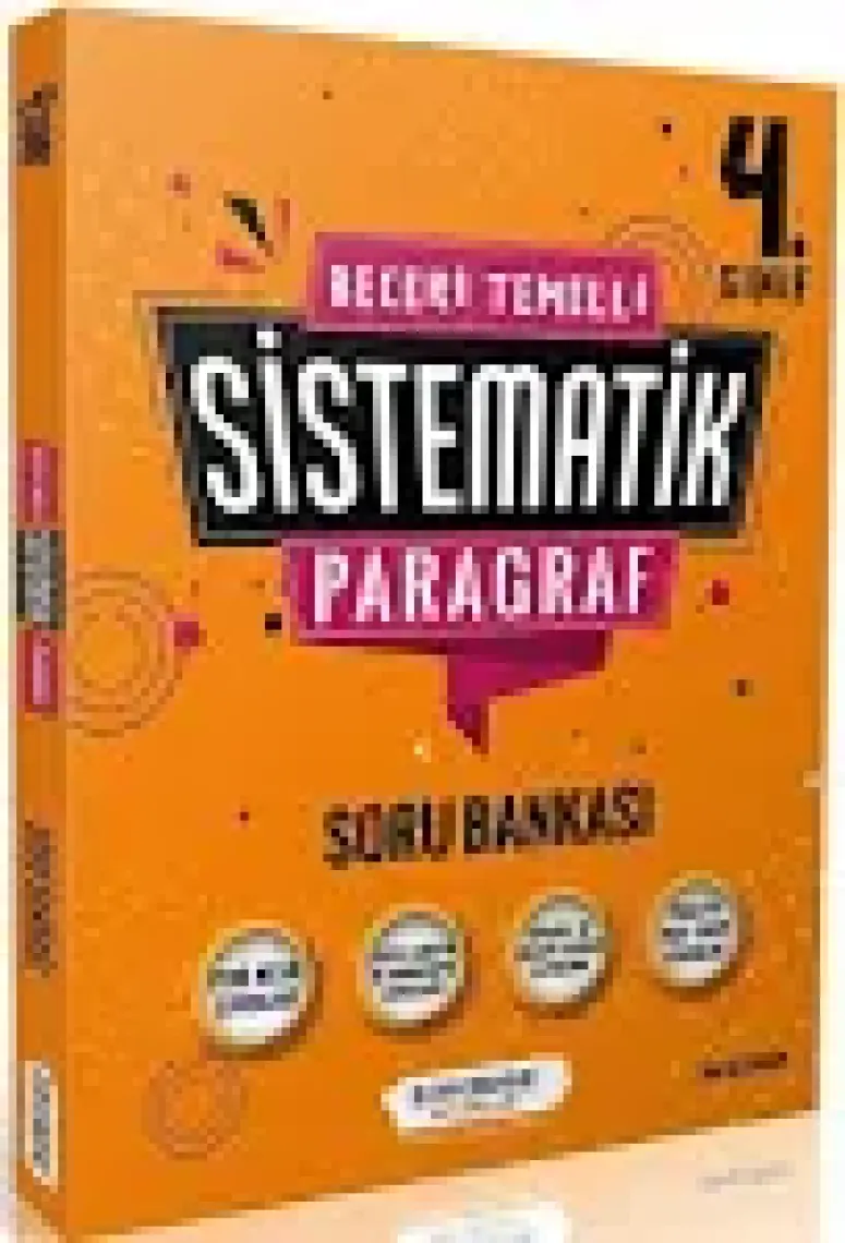 Sistematik Yayınları 4. Sınıf Beceri Temelli Sistematik Paragraf Soru Bankası