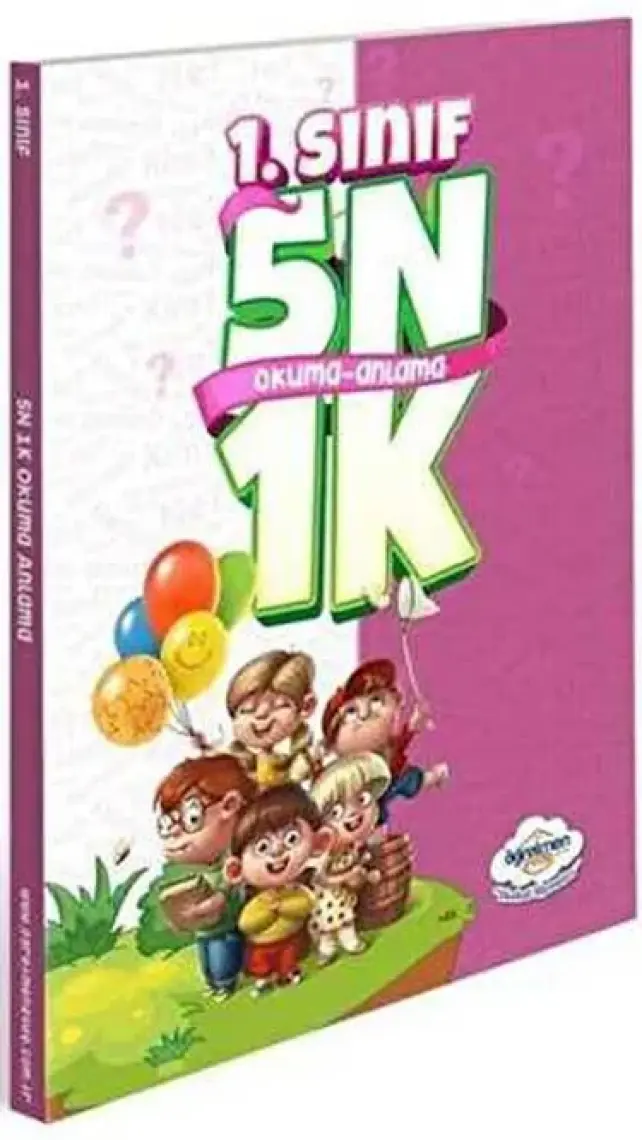 Öğretmen Evde Yayınları 1. Sınıf 5N1K Okuma Anlama Kitabı