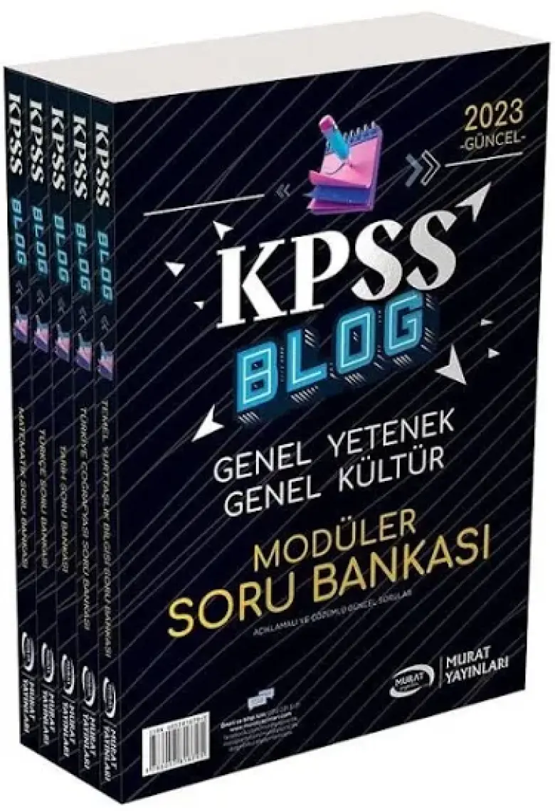 Murat Yayınları Blog Genel Yetenek Genel Kültür Modüler Soru Bankası