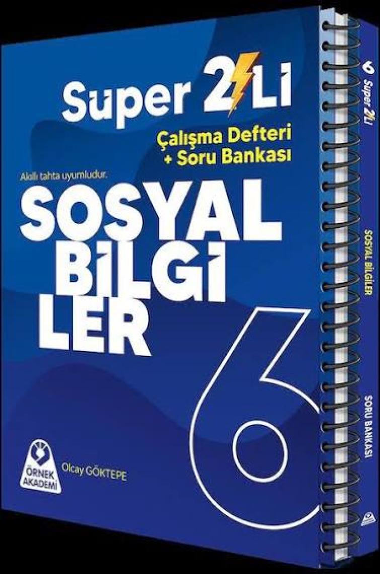 Örnek Akademi Yayınları 6. Sınıf Süper 2'li Sosyal Bilgiler Seti