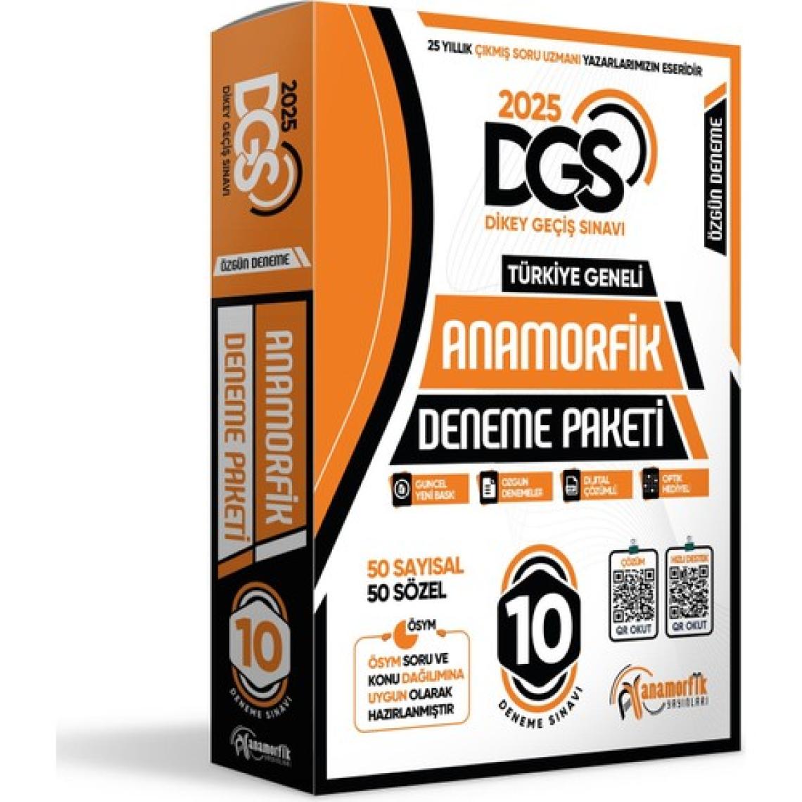 İnformal Yayınları 2025 DGS 10'lu Paket Deneme Sınavı Özgün Yeni Nesil Türkiye Geneli Kurumsal Çözümlü Anamorfik Yayınları
