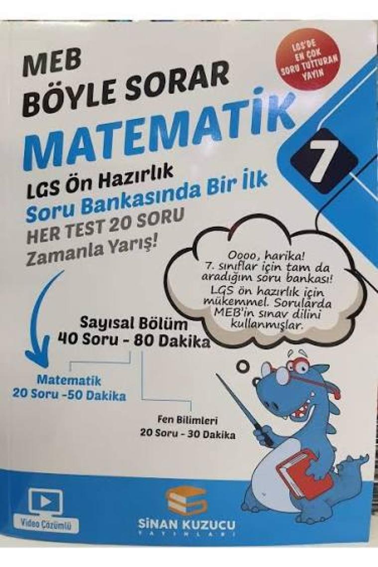 Sinan Kuzucu Yayınları 7. Sınıf Matematik Soru Bankası