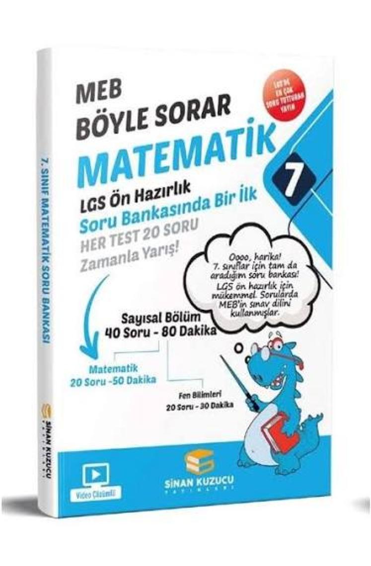 Sinan Kuzucu Yayınları 7. Sınıf Matematik Soru Bankası