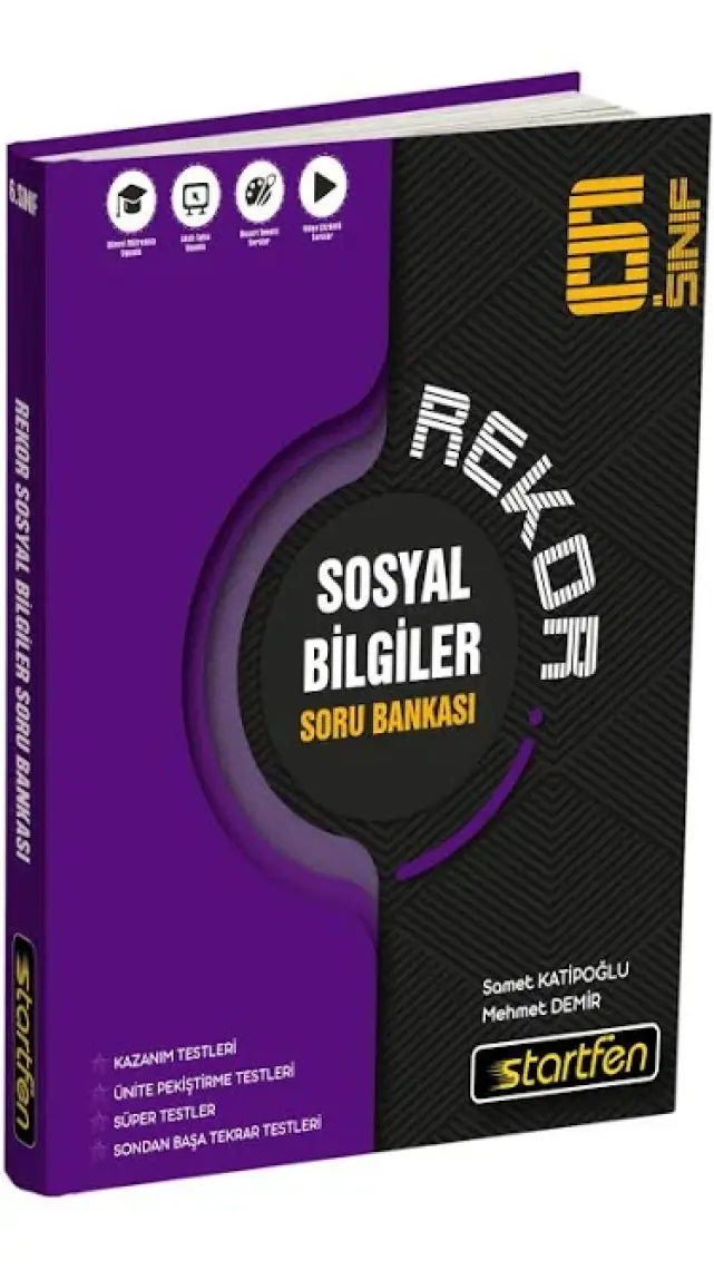 Startfen Yayınları 6. Sınıf Sosyal Rekor Soru Bankası