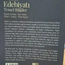 Klasik Türk Edebiyatı Temel Bilgiler - Bayram Ali Kaya,orhan Kaplan,ozan Yılmaz,vildan S. Coşkun