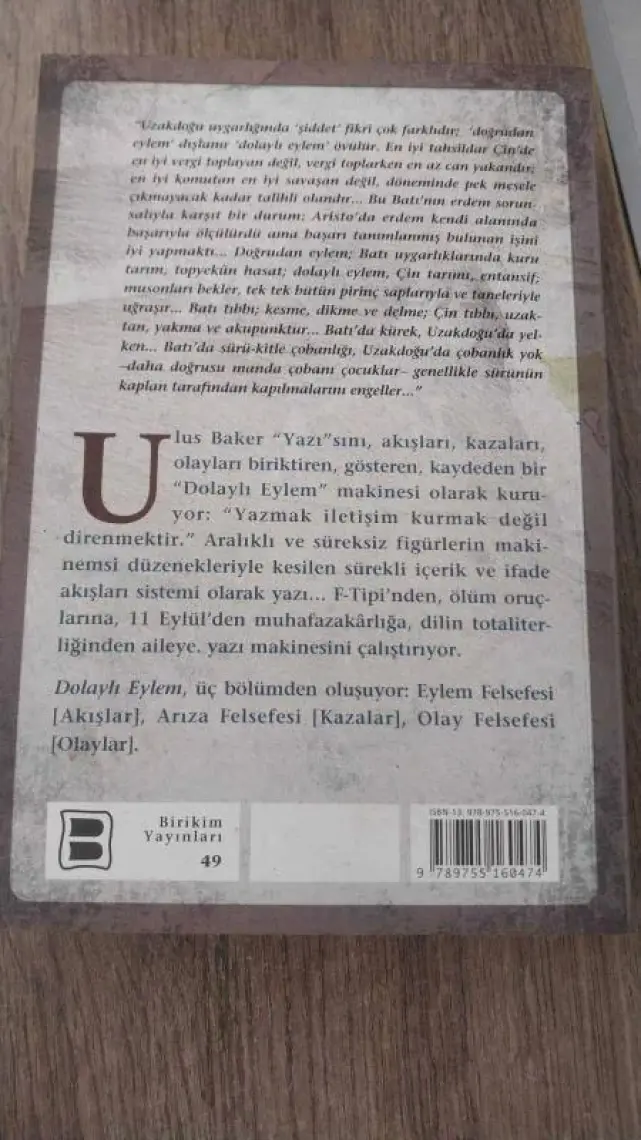 Dolaylı Eylem-Ulus Baker