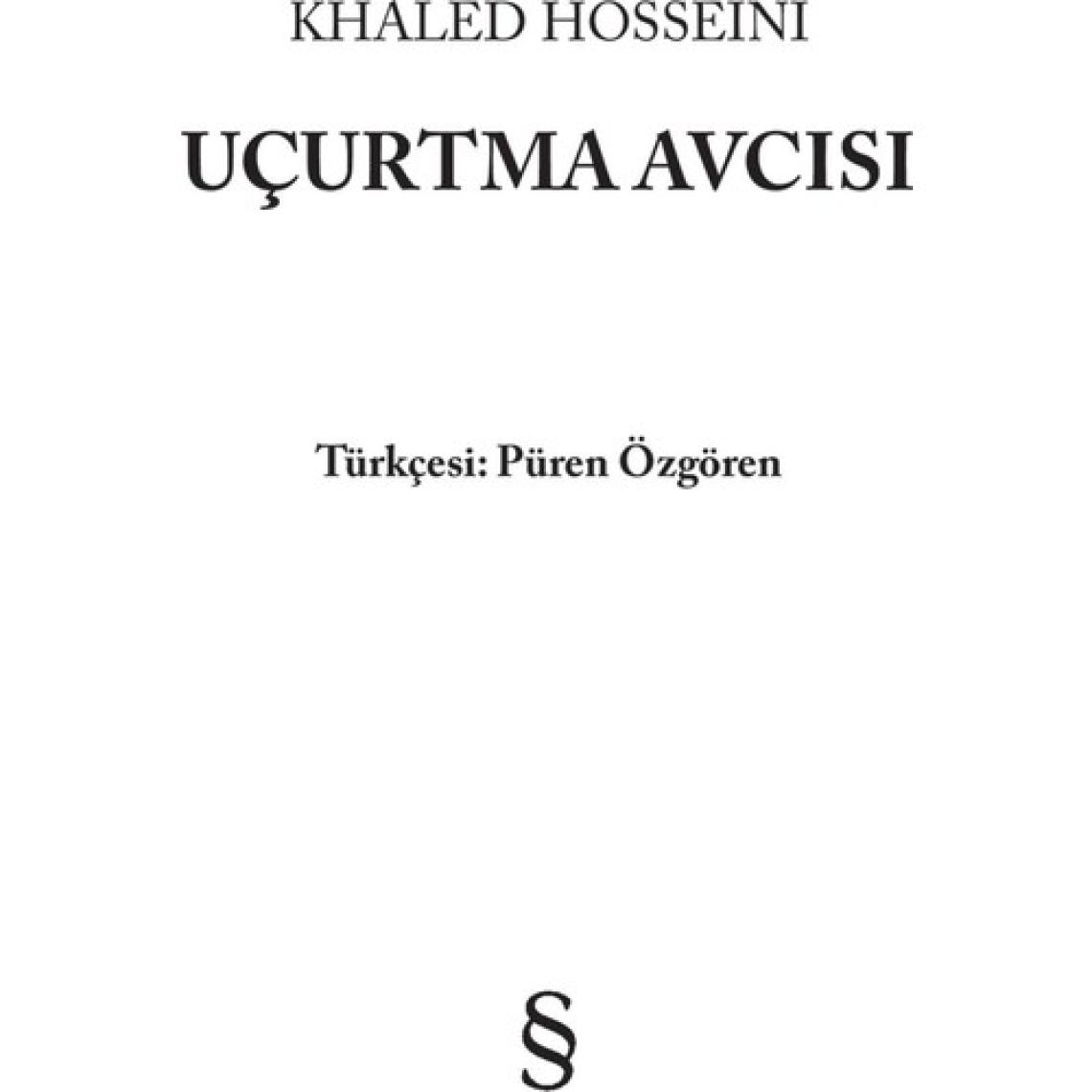 Uçurtma Avcısı - Khaled Hosseini