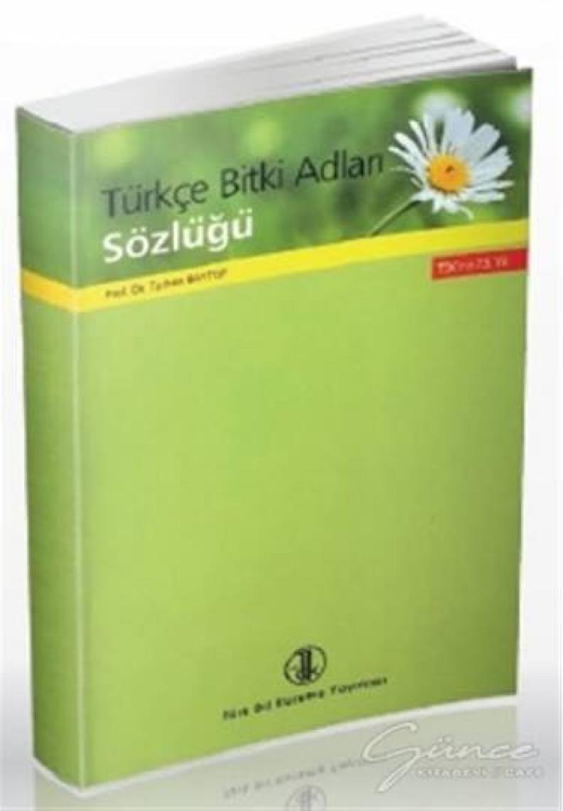 Türk Dil Kurumu Yayınları Türkçe Bitki Adları Sözlüğü