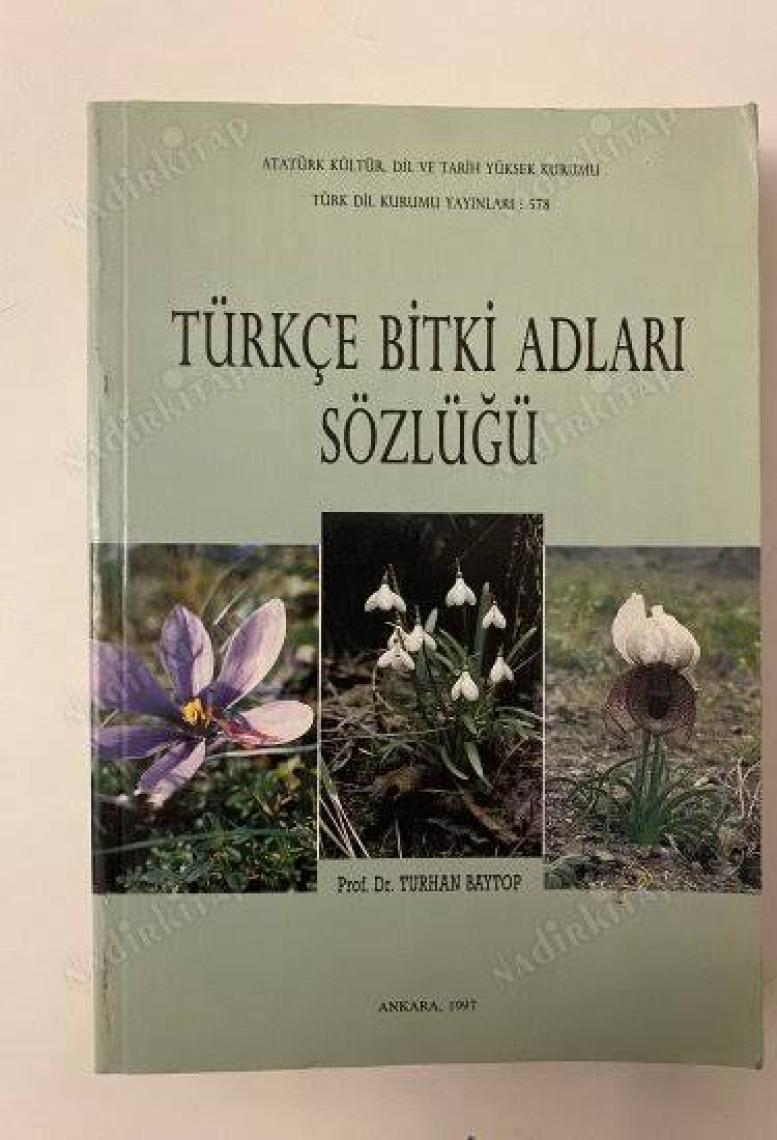 Türk Dil Kurumu Yayınları Türkçe Bitki Adları Sözlüğü
