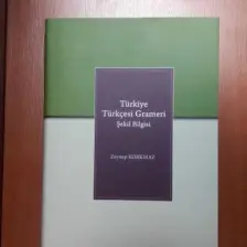 Türk Dil Kurumu Yayınları Türkiye Türkçesi Grameri Şekil Bilgisi