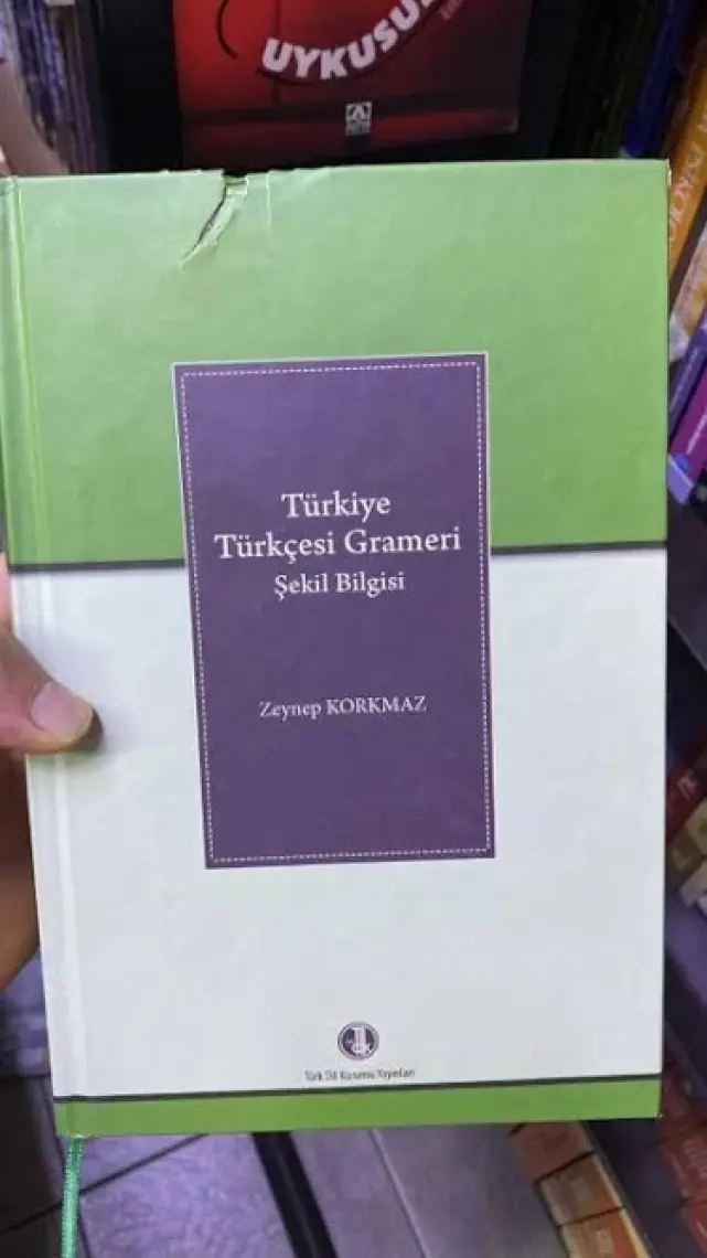 Türk Dil Kurumu Yayınları Türkiye Türkçesi Grameri Şekil Bilgisi