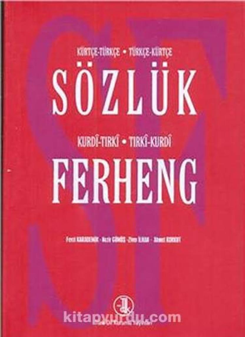 Türk Dil Kurumu Yayınları Kürtçe-Türkçe Türkçe-Kürtçe Sözlük / Kurdi-Tırki Tırki-Kurdi Ferheng
