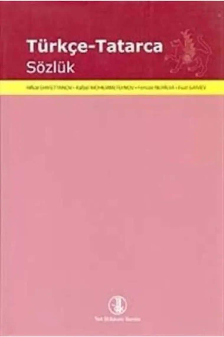 Türk Dil Kurumu Yayınları Türkçe - Tatarca Sözlük