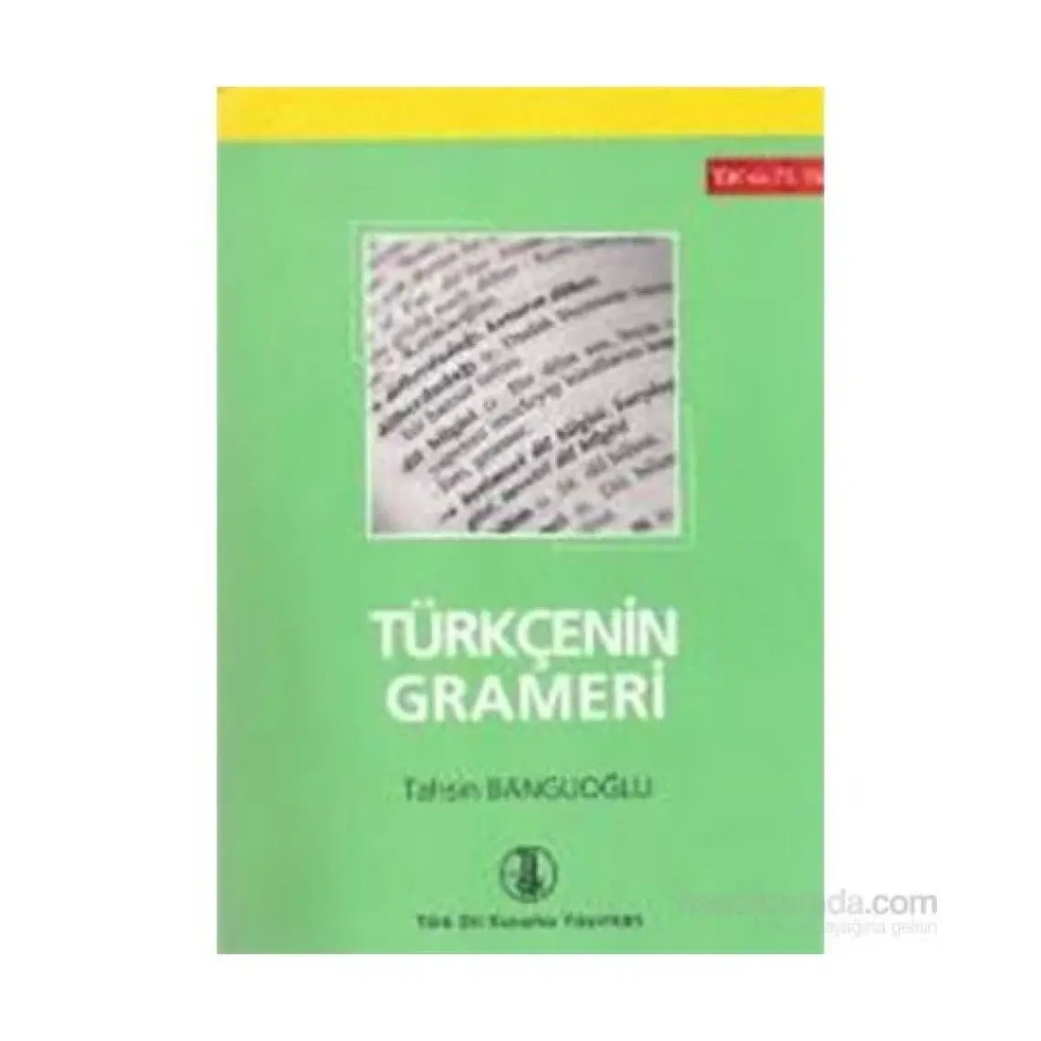 Türk Dil Kurumu Yayınları Türkçenin Grameri