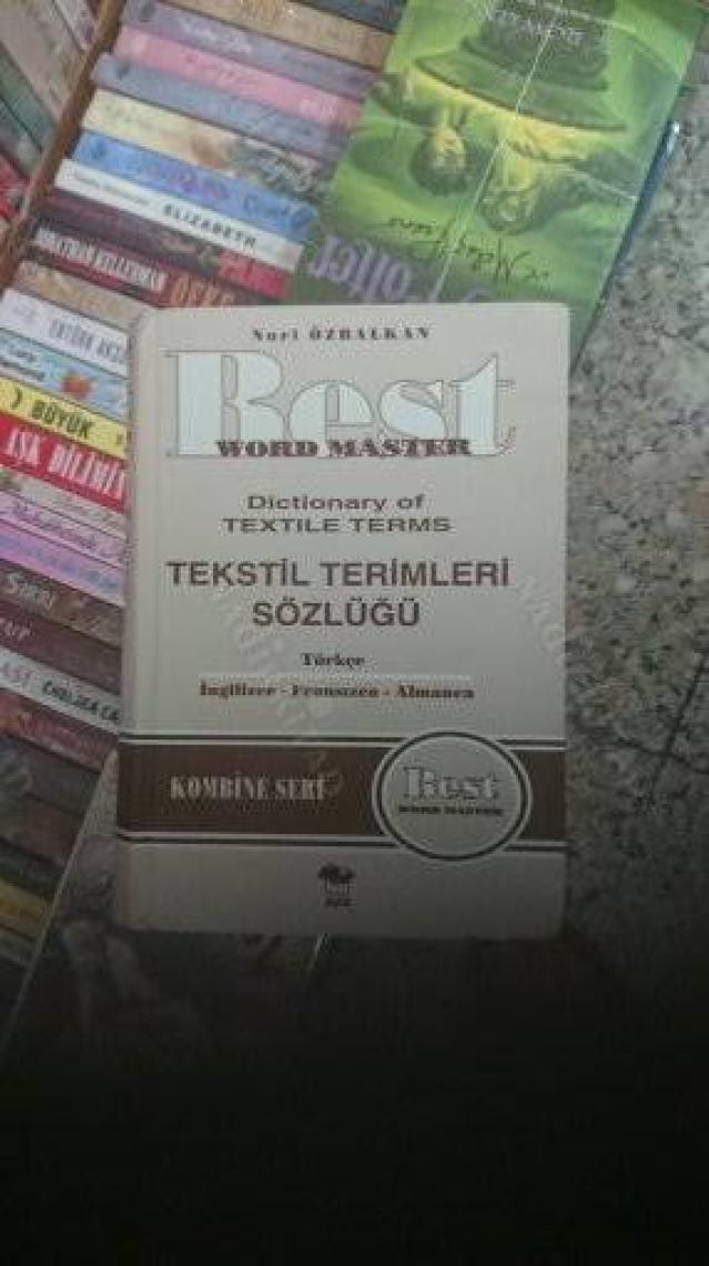 Alfa Yayınları Tekstil Terimler Sözlüğü Dictionary Of Textile Terms Türkçe / İngilizce-Fransızca-Almanca (Ciltli) -Nuri Özbalkan