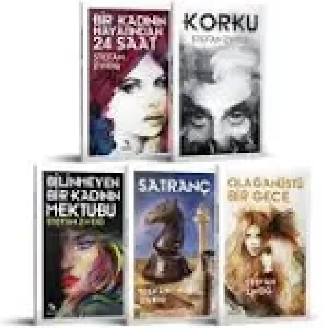 Stefan Zweig Seçme Eserler 5 Kitap  Kutulu