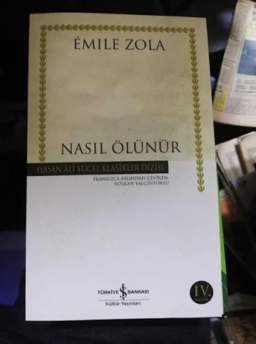 Nasıl Ölünür - Emile Zola