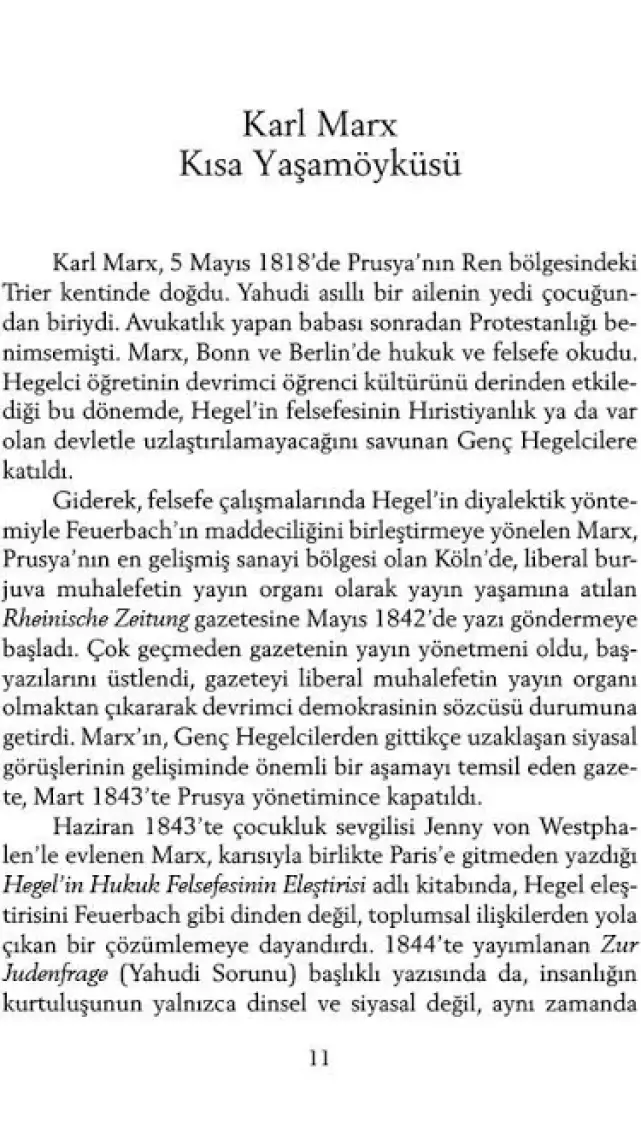 Komünist Manifesto - Karl Marx-Friedrich Engels