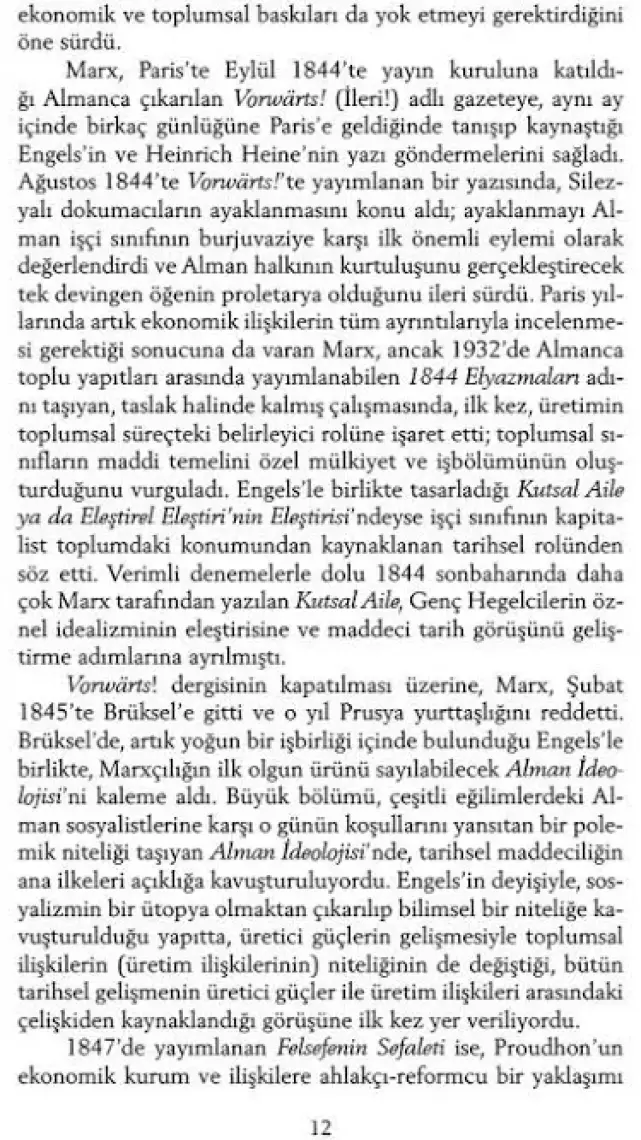 Komünist Manifesto - Karl Marx-Friedrich Engels