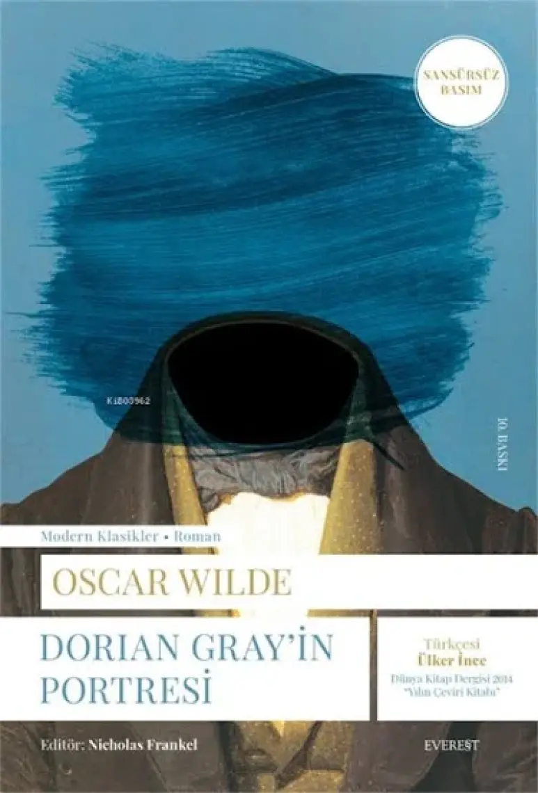 Dorian Gray'in Portresi Sansürsüz Basım - Oscar Wilde