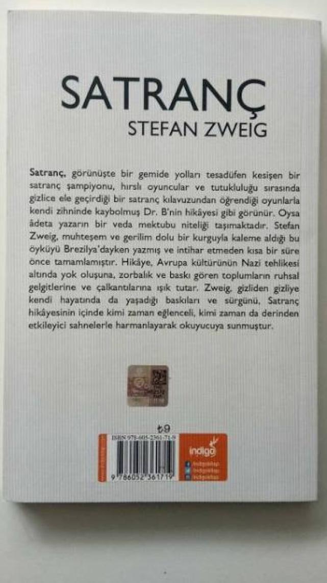 Satranç - Stefan Zweig