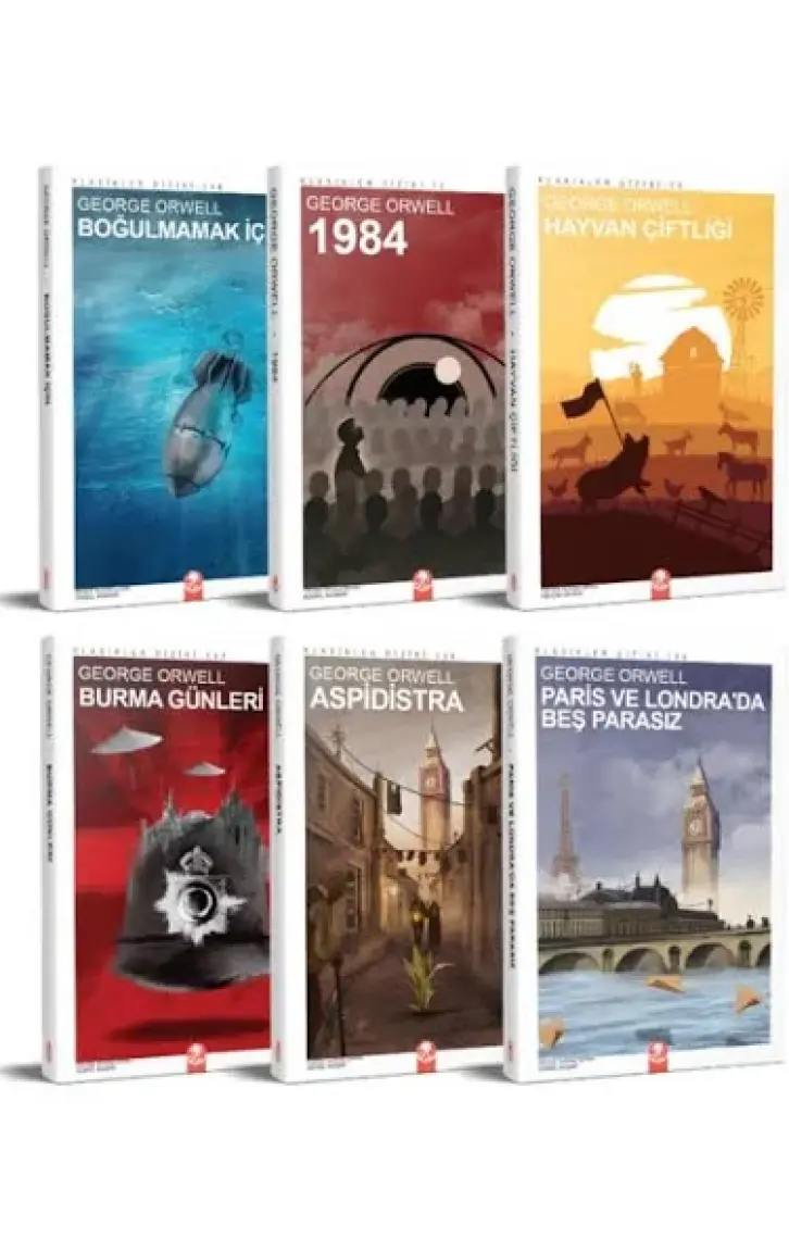 Kızıl Panda Yayınevi George Orwell Seti (6 Kitap)