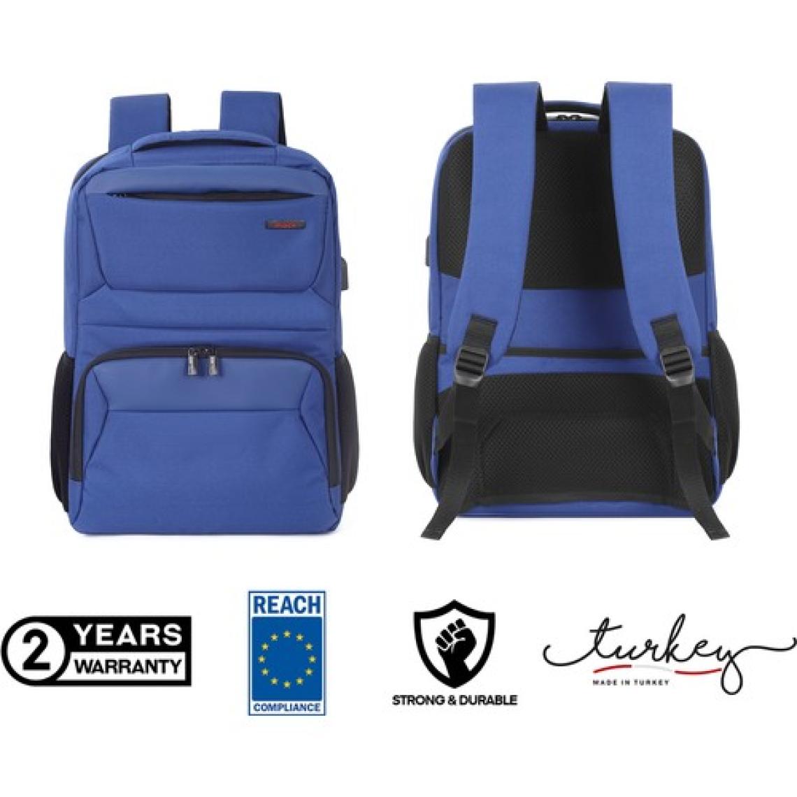 Mack MCC-806 15.6" Business X Notebook Sırt Çantası Lacivert