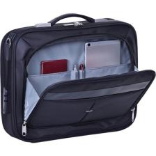 TahTicMer Laptop Çantası Evrak Laptop Notebook Tablet Mümessil Çantası 17 Inç Lüks Kasalı 6 Bölmeli Omuz Askılı Çanta 47X37X10 Siyah